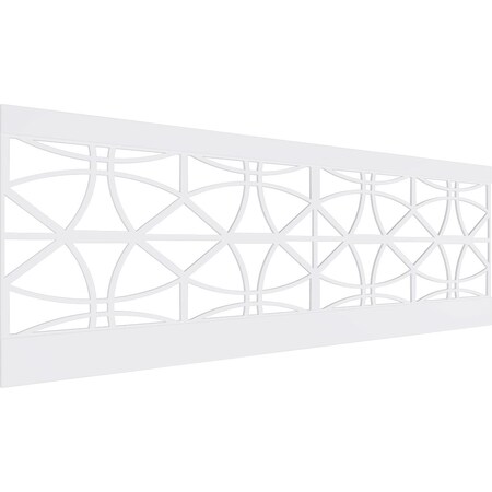 Ekena Millwork 32"H x 94 1/2"W Haswell PVC Wainscot Paneling Kit WPK32X94HWL